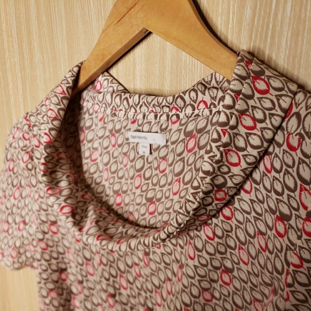 Gap Maternity Womens Cowl Neck Short Sleeve Tunic - Picture 3 of 7